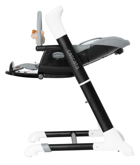 Cascata Carrello krzesełko do karmienia, elektryczny bujaczek, kołyska - Ash Grey