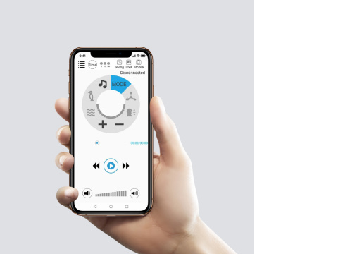 Cascata Carrello krzesełko do karmienia, elektryczny bujaczek, kołyska - Azure Green