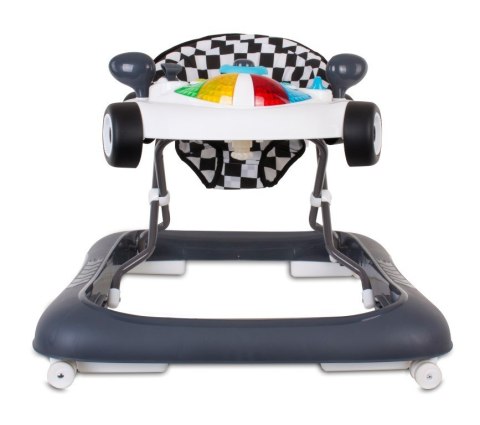 Chodzik wyścigówka - biało czarny