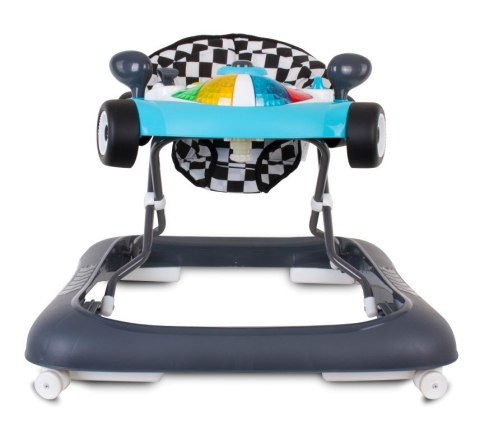 Chodzik wyścigówka - turkusowo czarny