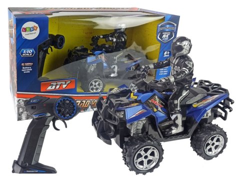 Quad Off Road Zdalnie Sterowany 2,4GH 1:10 Niebieski