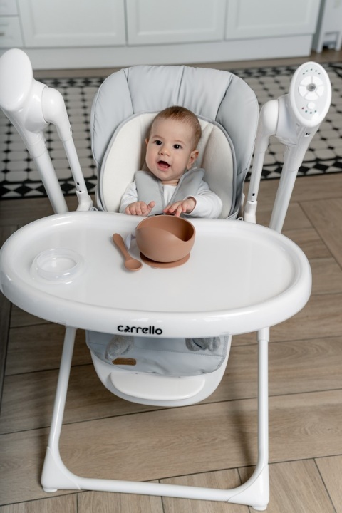 Triumph Carrello krzesełko do karmienia, elektryczny bujaczek, kołyska - Cream Beige