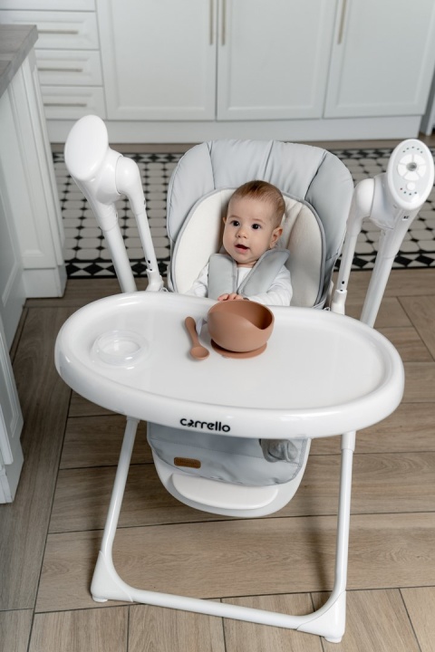 Triumph Carrello krzesełko do karmienia, elektryczny bujaczek, kołyska - Cream Beige