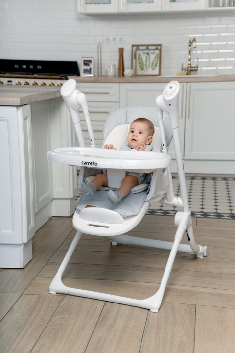 Triumph Carrello krzesełko do karmienia, elektryczny bujaczek, kołyska - Cream Beige