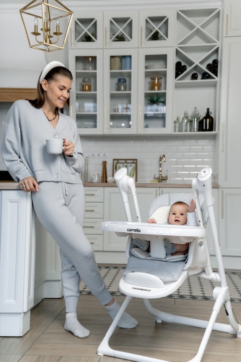 Triumph Carrello krzesełko do karmienia, elektryczny bujaczek, kołyska - Palette Grey