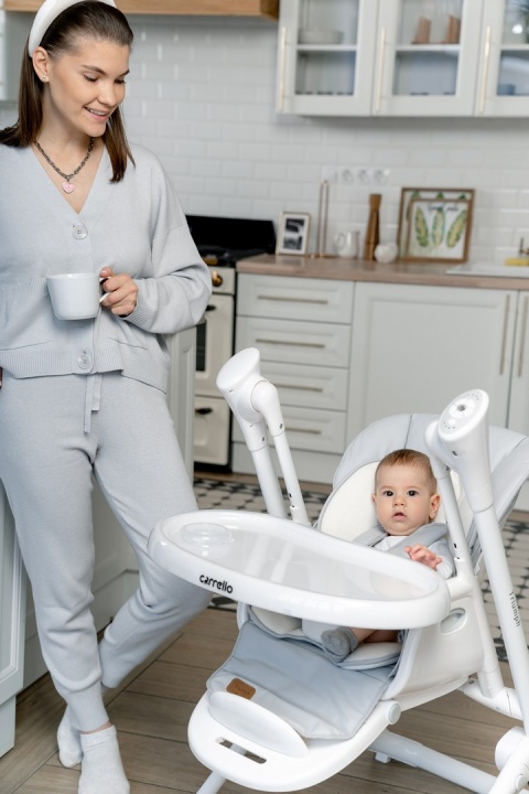 Triumph Carrello krzesełko do karmienia, elektryczny bujaczek, kołyska - Palette Grey