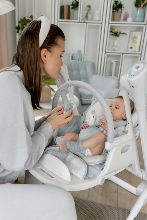 Triumph Carrello krzesełko do karmienia, elektryczny bujaczek, kołyska - Palette Grey