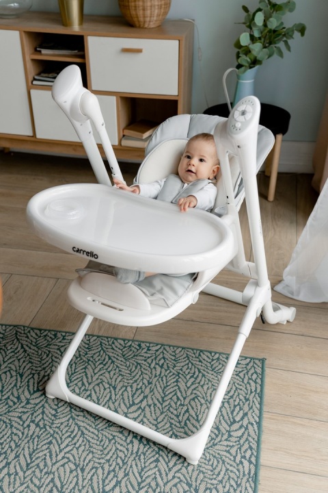 Triumph Carrello krzesełko do karmienia, elektryczny bujaczek, kołyska - Palette Grey