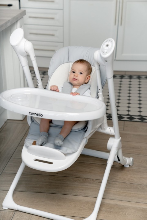Triumph Carrello krzesełko do karmienia, elektryczny bujaczek, kołyska - Palette Grey