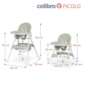 PICOLO Colibro krzesełko do karmienia 4w1 - PASTEL PINK