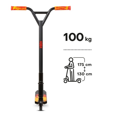 Hulajnoga wyczynowa WXM WRS-BY1 do 100 kg Flame