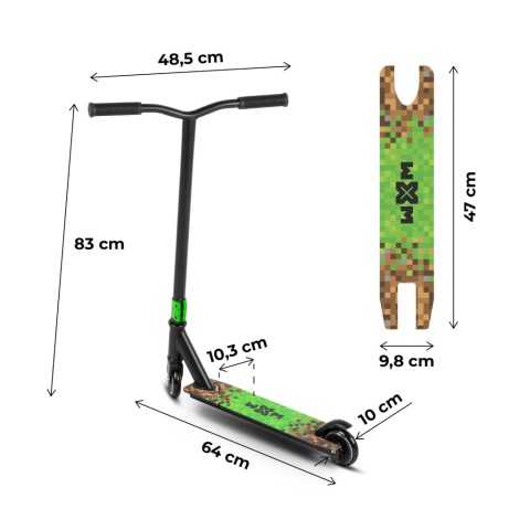 Hulajnoga wyczynowa WXM WRT-AT1 do 100 kg Game