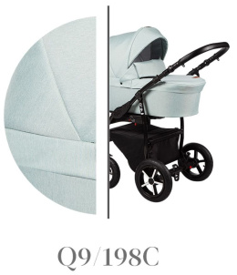 Q9 3w1 Baby Merc wózek dziecięcy z fotelikiem 0m+ kolor Q9/198C