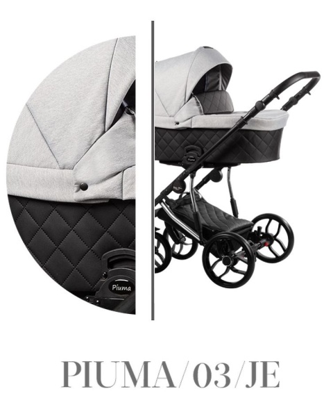 PIUMA Limited 2w1 Baby Merc wózek wielofunkcyjny głęboko-spacerowy kolor PIUMA/03/JE