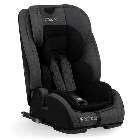 MoMi BAHARI fotelik samochodowy Isofix 9-36 kg - Czarny